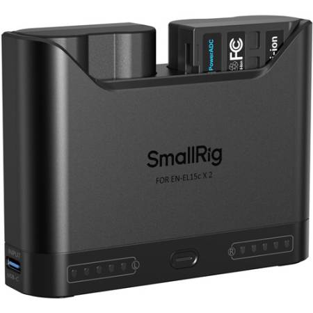 SmallRig 5487 - zestaw TURBO, dwukanałowa ładowarka, 2x akumulator Panasonic DMW-BLK22